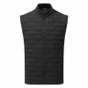 Adidas Frostguard Thermal Golf Wind Vest -Ping Sales Store Adidas Frostguard 1 4 Zip Thermal Wind Vest H50988 Code WTADI082 Black Front