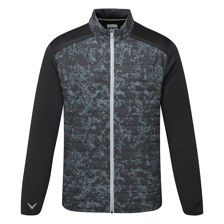 Callaway Abstract Camo Print Mixed Media Golf Wind Jacket 3 Callaway Abstract Camo Print Mixed Media Golf Wind Jacket