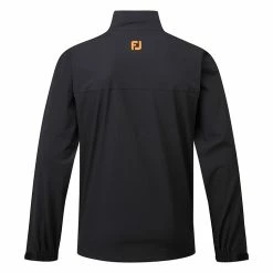 FootJoy HydroLite Waterproof Golf Jacket -Ping Sales Store FootJoy AW22 HydroLite Waterproof Jacket 88801 WJFOO099 XL Black Sapphire Orange Back