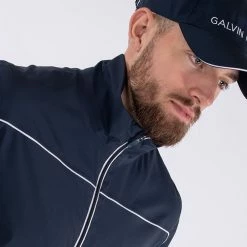 Galvingreen Galvin Green Ace Waterproof Golf Jacket -Ping Sales Store Galvin Green AW21 Ace Waterproof Jacket G110431 Code WJGAL427 M Navy White Model 2