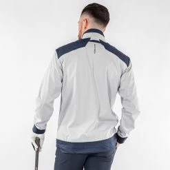 Galvingreen Galvin Green Liam Interface-1 Golf Wind Jacket -Ping Sales Store Galvin Green AW22 LIAM G122273 COOL GREY NAVY Model 3