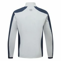 Galvingreen Galvin Green Lawrence Interface-1 Golf Wind Jacket -Ping Sales Store Galvin Green AW22 Lawrence 1 4 Zip Windproof Jacket G132373 WTGAL196 Cool Grey Navy Back