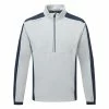 Galvingreen Galvin Green Lawrence Interface-1 Golf Wind Jacket -Ping Sales Store Galvin Green AW22 Lawrence 1 4 Zip Windproof Jacket G132373 WTGAL196 Cool Grey Navy Front