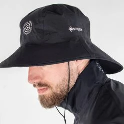 Galvingreen Galvin Green Art Waterproof Golf Hat -Ping Sales Store Galvin Green Art GORE TEX Hat Black 4