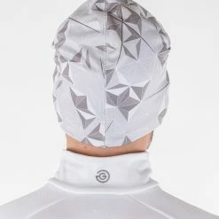 Galvingreen Galvin Green Dikran Insula Golf Beanie 7 Galvingreen Galvin Green Dikran Insula Golf Beanie -Ping Sales Store Galvin Green Dikran Hat Cool Grey Sharkskin White 3