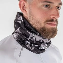 Galvingreen Galvin Green Dragan Insula Golf Snood -Ping Sales Store Galvin Green Dragan Snood Black Sharkskin White 3