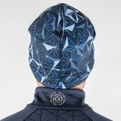 Galvingreen Galvin Green Dikran Insula Golf Beanie 7 Galvingreen Galvin Green Dikran Insula Golf Beanie -Ping Sales Store Galvin Green Galvin Green Dikran Hat Navy Blue Bell White 3