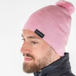 Galvingreen Galvin Green Lemmy Interface-1 Bobble Golf Beanie 9 Galvingreen Galvin Green Lemmy Interface-1 Bobble Golf Beanie -Ping Sales Store Galvin Green Lemmy Knitted Hat Light Pink 4
