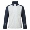 Galvingreen Galvin Green Albert Waterproof Golf Jacket -Ping Sales Store Galvin Green SS22 Albert Waterproof Jacket G130037 WJGAL429 M Navy Cool Grey White Front