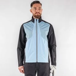 Galvingreen Galvin Green Albert Waterproof Golf Jacket -Ping Sales Store Galvin Green SS22 Albert Waterproof Jacket G130067 WJGAL430 Blue bell Black White Model 1