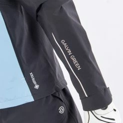 Galvingreen Galvin Green Albert Waterproof Golf Jacket -Ping Sales Store Galvin Green SS22 Albert Waterproof Jacket G130067 WJGAL430 Blue bell Black White Model 5