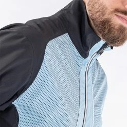 Galvingreen Galvin Green Albert Waterproof Golf Jacket -Ping Sales Store Galvin Green SS22 Albert Waterproof Jacket G130067 WJGAL430 Blue bell Black White Model 6
