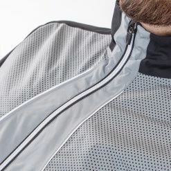 Galvingreen Galvin Green Albert Waterproof Golf Jacket -Ping Sales Store Galvin Green SS22 Albert Waterproof Jacket G130077 WJGAL431 Sharkskin Black White model 5