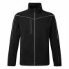 Galvingreen Galvin Green Armstrong Waterproof Golf Jacket -Ping Sales Store Galvin Green SS22 Armstrong Waterproof Jacket G120277 WJGAL433 Black Sharkskin Front
