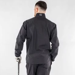 Galvingreen Galvin Green Armstrong Waterproof Golf Jacket -Ping Sales Store Galvin Green SS22 Armstrong Waterproof Jacket G120277 WJGAL433 Black Sharkskin Model 3