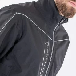 Galvingreen Galvin Green Armstrong Waterproof Golf Jacket -Ping Sales Store Galvin Green SS22 Armstrong Waterproof Jacket G120277 WJGAL433 Black Sharkskin Model 6
