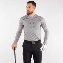 Galvingreen Galvin Green Enzo Golf Base Layer -Ping Sales Store Galvin Green SS22 Enzo Thermal Base Layer G128607 Code BLGAL050 M Sharkskin Granite Grey Model 1