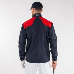 Galvingreen Galvin Green Armstrong Waterproof Golf Jacket -Ping Sales Store Galvin Green SS22 Galvin Green SS22 Armstrong Waterproof Jacket G120232 Code WJGAL421 M Navy White Red Model 3