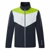 Galvingreen Galvin Green Armstrong Waterproof Golf Jacket -Ping Sales Store Galvin Green SS22 Galvin Green SS22 Armstrong Waterproof Jacket G120238 Code WJGAL423 M Navy White Lime Front