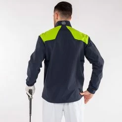 Galvingreen Galvin Green Armstrong Waterproof Golf Jacket -Ping Sales Store Galvin Green SS22 Galvin Green SS22 Armstrong Waterproof Jacket G120238 Code WJGAL423 M Navy White Lime Model 3
