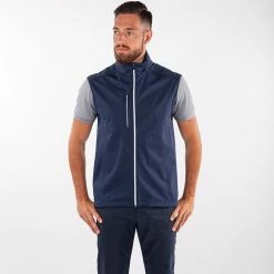 Galvingreen Galvin Green Lion Interface-1 Golf Wind Vest -Ping Sales Store Galvin Green SS22 Lion Full Zip Windproof Bodywarmer G122433 Code WTGAL192 M Navy model 1