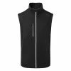 Galvingreen Galvin Green Lion Interface-1 Golf Wind Vest -Ping Sales Store Galvin Green SS22 Lion Full Zip Windproof Bodywarmer G122477 Code WTGAL193 M Black Front