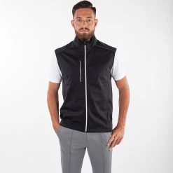 Galvingreen Galvin Green Lion Interface-1 Golf Wind Vest -Ping Sales Store Galvin Green SS22 Lion Full Zip Windproof Bodywarmer G122477 Code WTGAL193 M Black model 1