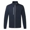 Galvingreen Galvin Green Lyle Interface-1 Golf Wind Jacket 1 Galvingreen Galvin Green Lyle Interface-1 Golf Wind Jacket -Ping Sales Store Galvin Green SS22 Lyle Full Zip Windproof Jacket G122133 Code WTGAL189 M Navy White Front