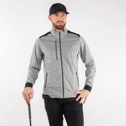 Galvingreen Galvin Green Lyle Interface-1 Golf Wind Jacket -Ping Sales Store Galvin Green SS22 Lyle Full Zip Windproof Jacket G122177 Code WTGAL190 M Sharkskin Black Model 1