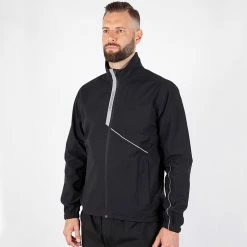 Galvingreen Galvin Green Apollo Waterproof Golf Jacket -Ping Sales Store Galvin Green SS20 Apollo Full Zip Waterproof Jacket G791577 Code WJGAL386 BLACK SHARSKIN Model 1