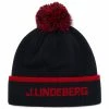 Jlindeberg J.Lindeberg Stripe Golf Beanie 1 Jlindeberg J.Lindeberg Stripe Golf Beanie -Ping Sales Store J Lindeberg Stripe Beanie JL Navy Barbados Cherry 1