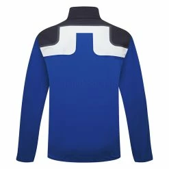 Jlindeberg J.Lindeberg Bridge Waterproof Golf Jacket -Ping Sales Store J. Lindeberg AMOW06370 O346 M Bridge Rain Jacket WJLIN009 Nautical blue Back