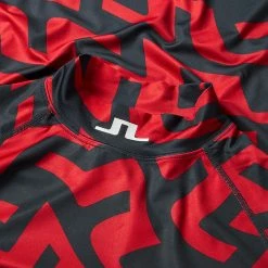 Ping Sales Store 21 Ping Sales Store -Ping Sales Store J. Lindeberg GMJT06853 G132 M Aello Soft Compression Print BLLIN008 Bridge Swirl Red Detail