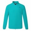 Jlindeberg J.Lindeberg KV Hybrid Golf Wind Jacket -Ping Sales Store J.Lindeberg AW22 KV Hybrid Jacket GMOW05623 0191 WTLIN040 S Enamel Blue Front