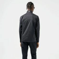 Jlindeberg J.Lindeberg Ash Light Packable Golf Wind Jacket -Ping Sales Store J.Lindeberg SS22 Ash Light Packable Golf Jacket GMOW05618 9999 Code WTLIN024 M Black White Model 3