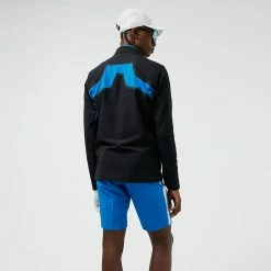 Jlindeberg J.Lindeberg KV Hybrid Golf Wind Jacket -Ping Sales Store J.Lindeberg SS22 KV Hybrid Golf Jacket GMOW05623 9999 Code WTLIN018 M Black Skydiver Model 3