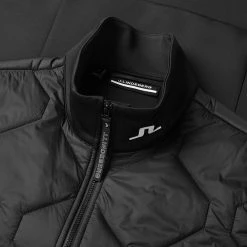Jlindeberg J.Lindeberg Quilt Hybrid Thermal Golf Wind Vest -Ping Sales Store J.Lindeberg SS23 Quilt Hybrid Wind Vest AMOW09220 9999 WTLIN057 Detail