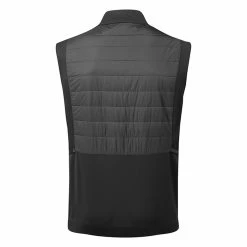 Jlindeberg J.Lindeberg Kenny Hybrid Thermal Golf Wind Vest -Ping Sales Store J.Lindeberg AMOW08166 9999 M Kenny Hybrid Vest Black WTLIN037 Back