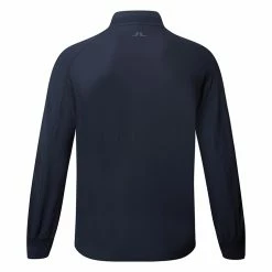Jlindeberg J.Lindeberg Logan Hybrid Golf Wind Jacket -Ping Sales Store J.Lindeberg GMOW06817 6855 M Logan Hybrid Jacket JL Navy WTLIN031 Back