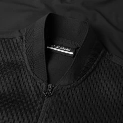 Jlindeberg J.Lindeberg Logan Hybrid Golf Wind Jacket -Ping Sales Store J.Lindeberg GMOW06817 9999 M Logan Hybrid Jacket Black WTLIN030 Detail