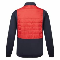 Jlindeberg J.Lindeberg Kenny Hybrid Thermal Golf Wind Jacket -Ping Sales Store J.Lindenberg Kenny Hybrid Jacket AMOW08165 G131 WTLIN041 Barbados Cherry back