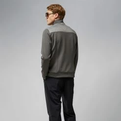Jlindeberg J.Lindeberg Quilt Hybrid Thermal Golf Wind Jacket -Ping Sales Store J.Lindenberg Quilt Hybrid Jacket AMOW07063 U133 WTLIN046 Grey Model 3
