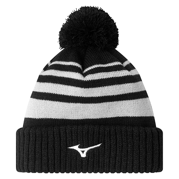 Mizuno Breath Thermo Graphic Pom Golf Beanie 3 Mizuno Breath Thermo Graphic Pom Golf Beanie