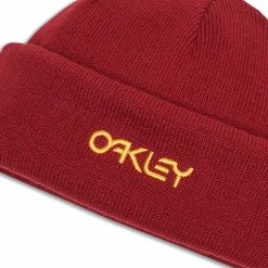 Oakley B1B Logo Golf Beanie -Ping Sales Store Oakley B1B Logo Beanie Iron Red 3