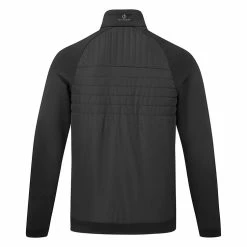 Oscarjacobson Oscar Jacobson Harrington Thermal Golf Wind Jacket -Ping Sales Store Oscar Jacobson AW22 Harrington Windproof Jacket OJTOP0087 WTOSC091 S Black Back