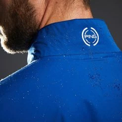 Ping Sensor Dry 2.5 Graphene Waterproof Golf Jacket -Ping Sales Store Ping AW22 Sensor Dry 2.5 Graphene Waterproof Jacket PO3488 NSB WJPIN064 North Sea Black Model 4