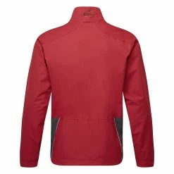 Ping Sensor Dry Waterproof Golf Jacket 7 Ping Sensor Dry Waterproof Golf Jacket -Ping Sales Store Ping SS22 Sensor Dry Waterproof Jacket P03490 FA09 Code WJPIN067 M Firebrick Asphalt Back