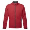 Ping Sensor Dry Waterproof Golf Jacket -Ping Sales Store Ping SS22 Sensor Dry Waterproof Jacket P03490 FA09 Code WJPIN067 M Firebrick Asphalt Front