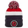 FootJoy FJ Pom Pom Golf Beanie 1 FootJoy FJ Pom Pom Golf Beanie -Ping Sales Store PomPomBobbleHatNavyWhiteRed