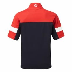 Sunderland Cortina 1/2 Zip SS Golf Wind Top 7 Sunderland Cortina 1/2 Zip SS Golf Wind Top -Ping Sales Store Sunderland AW22 Cortina Half Sleeve Windproof Top SUNMW85 COR WTSUN053 M Navy Red White Back